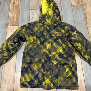 Columbia size 14/16 ski jacket, removable hood, strap on hood for goggles